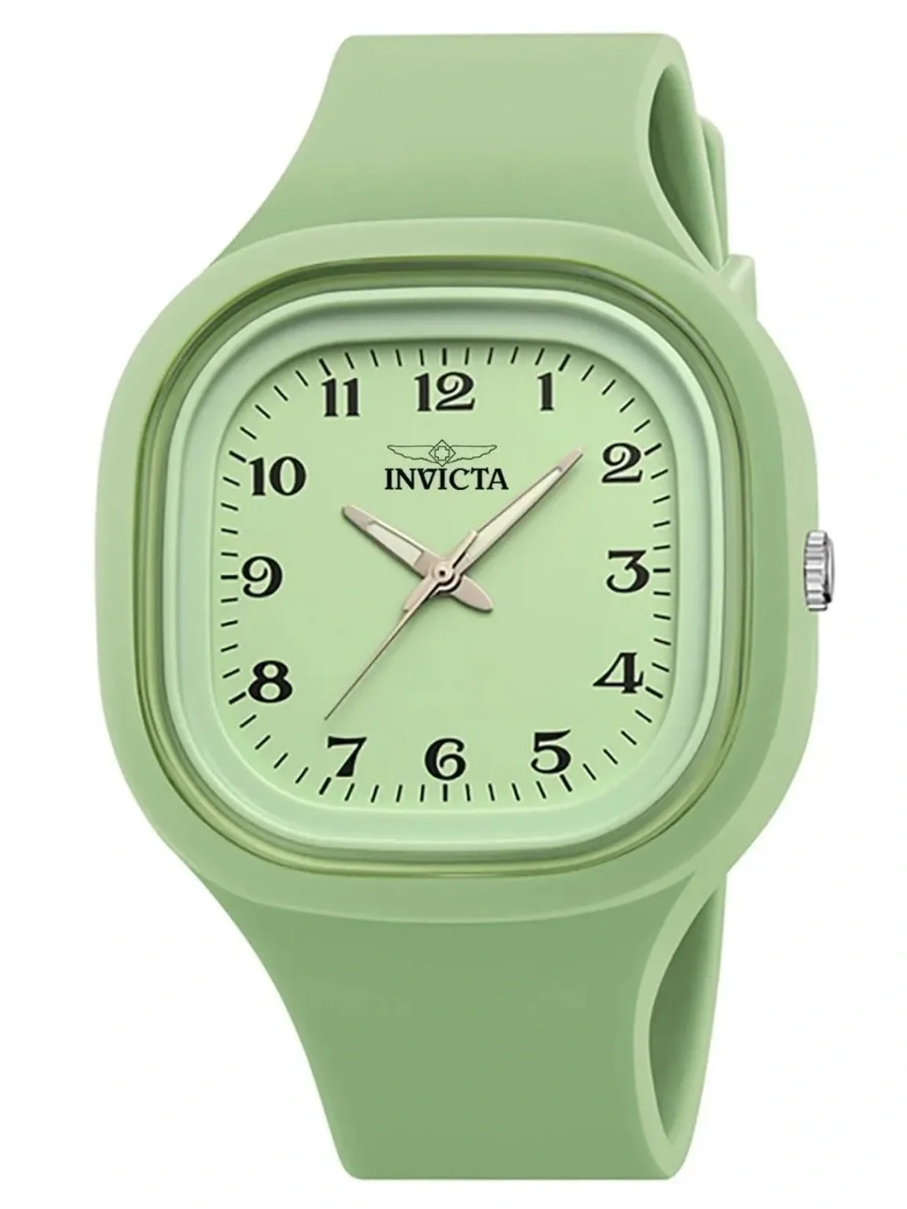 NEW IN BOX✨ Invicta Celestial Lady 45.3mm Green Silicone Band Quartz Watch 70383